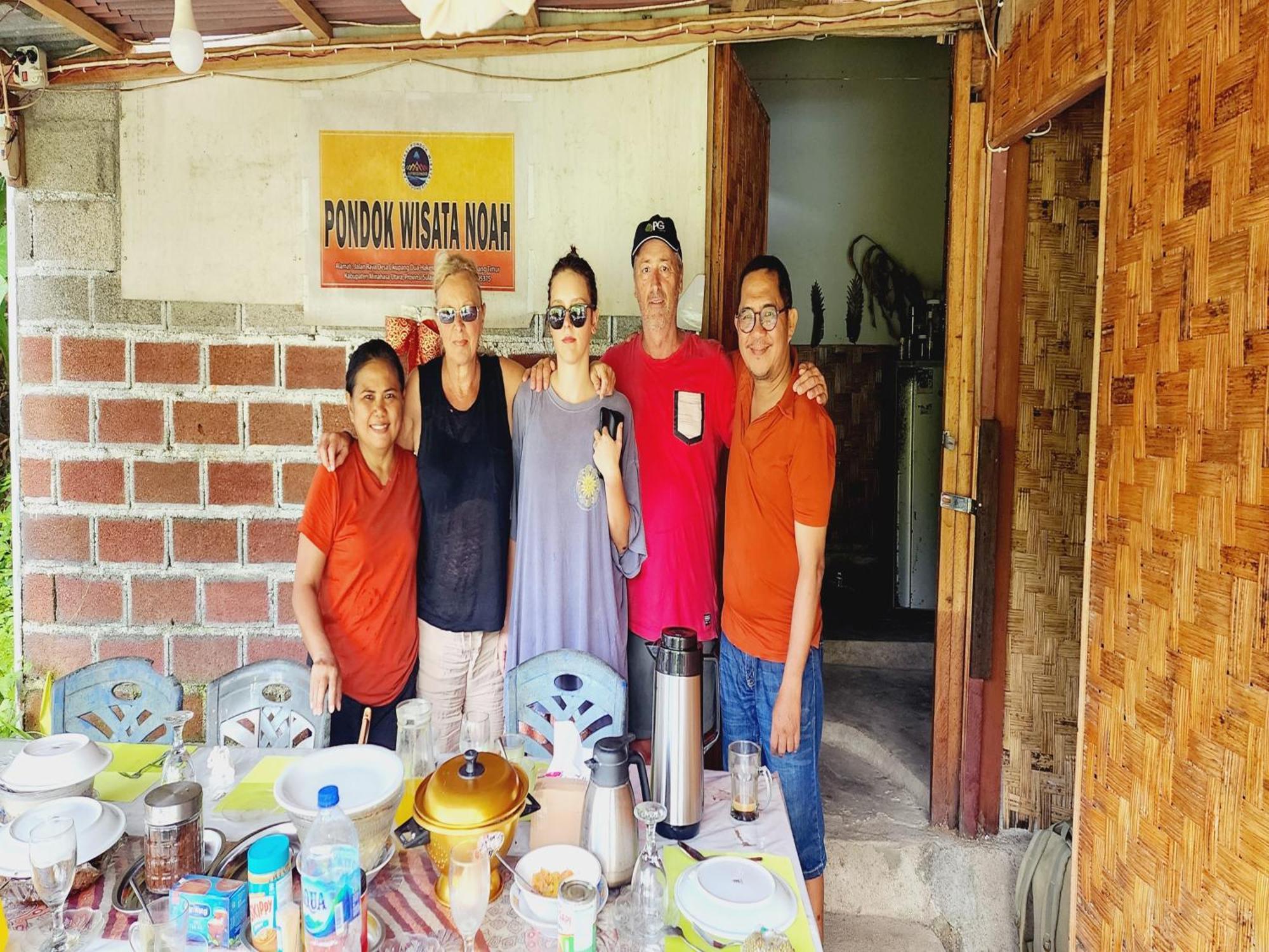 Pondok Wisata Noah Likupang Bagian luar foto
